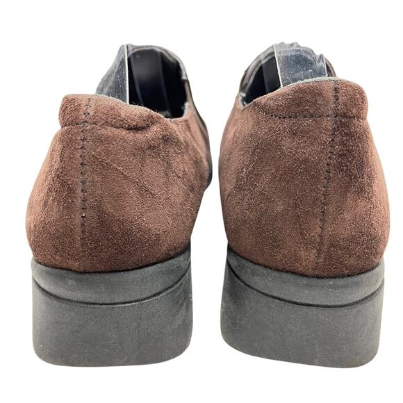 Blondo Chocolate Dark Brown Genuine Leather Suede Loafers Comfort Shoes 10 - Picture 2 of 16